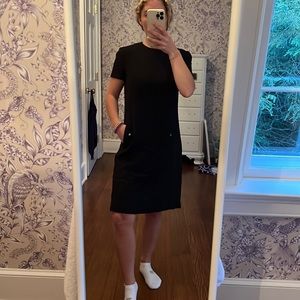 Black Tory Burch Dress with Pockets